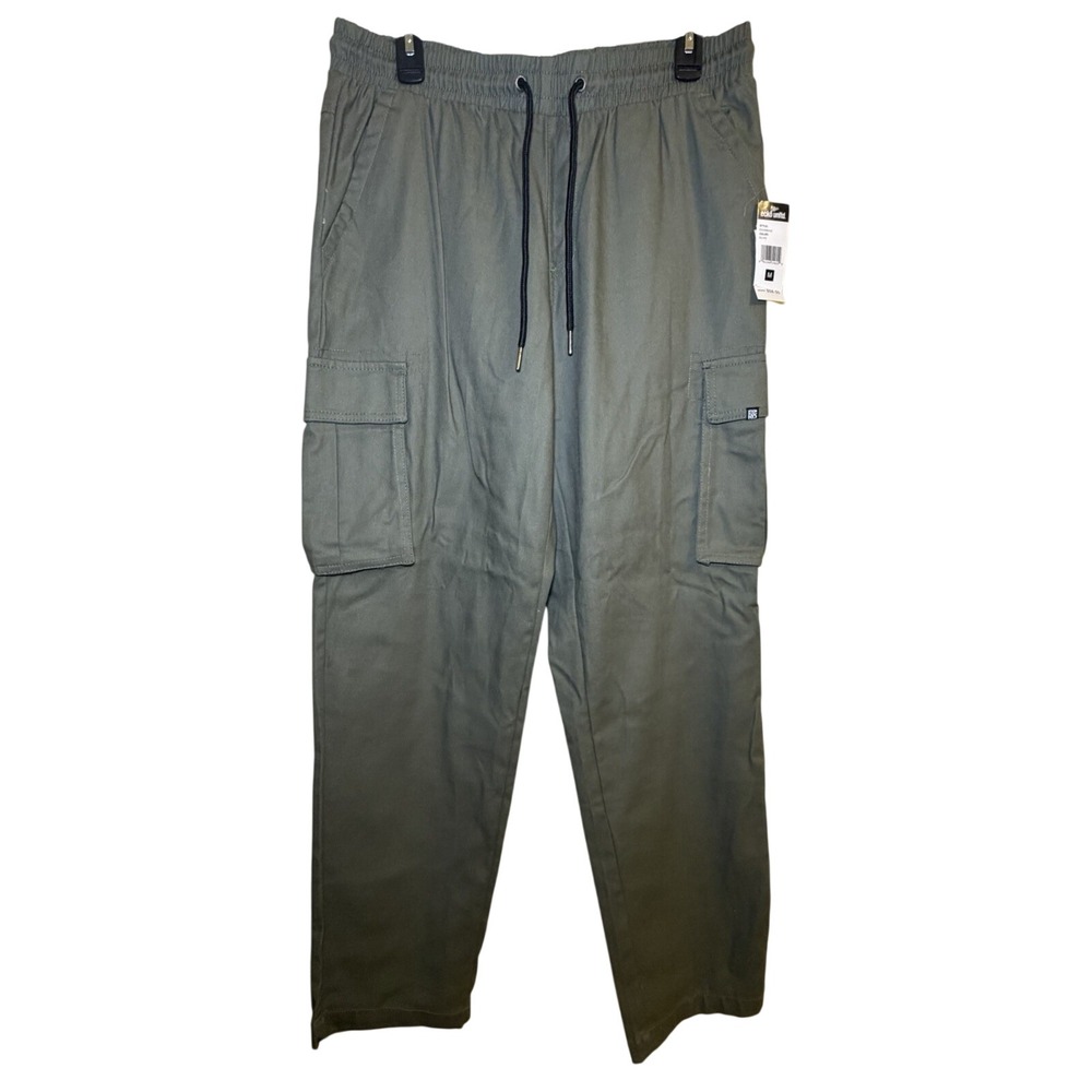 Ecko Unltd Pants Mens Pull-on Cargo‎ Joggers Stretch Urban Streetwear Olive Sz M